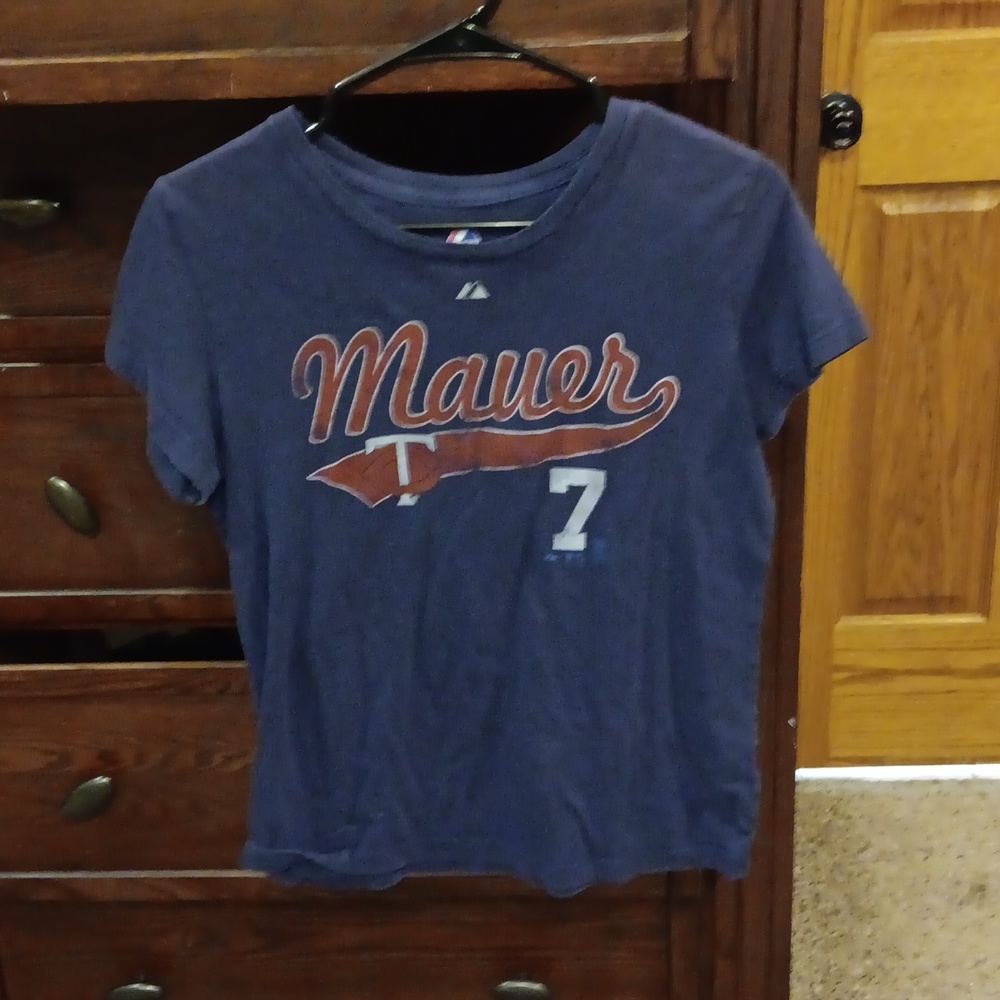 GIRLS JOE MAUER TWINS NUMBER 7 SHIRT